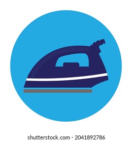 ropa de energía eléctrica plancha. icono de vector