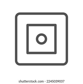 Electric and energy related icon outline and linear vector.