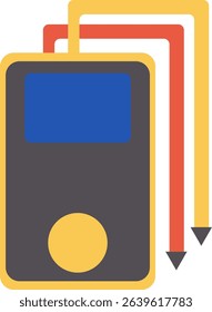 Electric Energy Vector Illustration Set