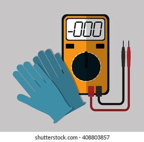 electric equipment and supplies, vector illustration