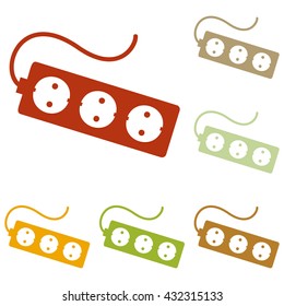 Electric extension plug sign