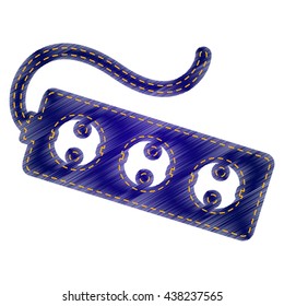 Electric extension plug sign