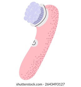  Electric facial cleansing brush. A modern beauty device designed to deeply clean pores, exfoliate dead skin cells, and enhance skincare routines. Ideal for wellness, hygiene and daily self-care