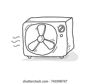 electric fan doodle