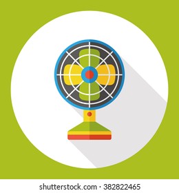 electric fan flat icon