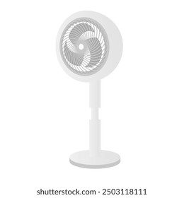 Electric fan icon. Air circulator icon. Vector.