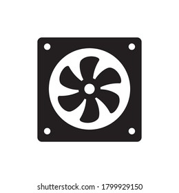 Electric Fan Icon Design Vector Template