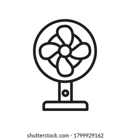 Electric Fan Icon Design Vector Template