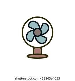 electric fan icon vector design templates