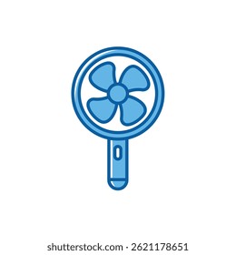 electric fan icon vector design template in white background