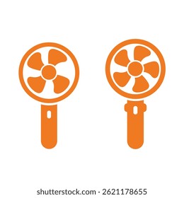 electric fan icon vector design template in white background
