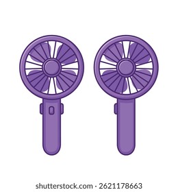 electric fan icon vector design template in white background