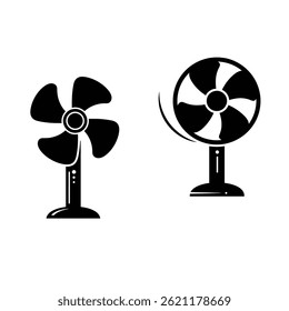 electric fan icon vector design template in white background