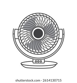 Electric Fan Illustration , vector design