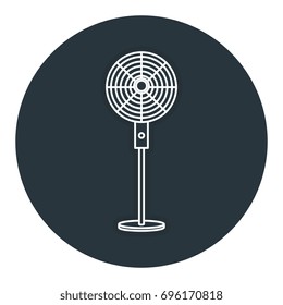 electric fan isolated icon
