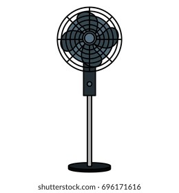 electric fan isolated icon