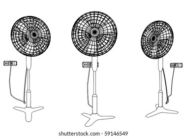 Electric Fan Vector 01