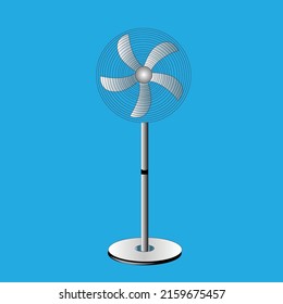  Ilustración del diseño del vector del ventilador eléctrico