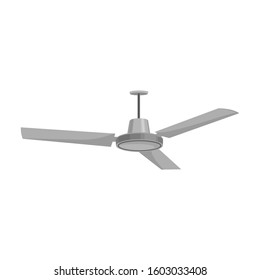 Electric fan vector icon.Cartoon vector icon isolated on white background electric fan .