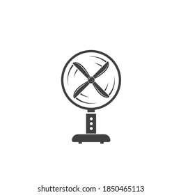 plantilla de diseño de ilustración de vector de ventilador eléctrico