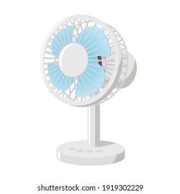 Electric fan vector illustration. Home appliances.