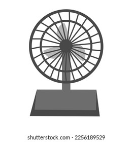 Electric fan vector isolated on a white background