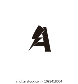 ELECTRIC FLASH ALPHABET LOGO VECTOR UNIQUE INSPIRATIONS