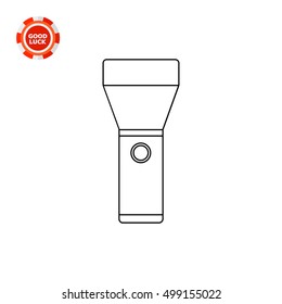 Electric Flashlight Icon