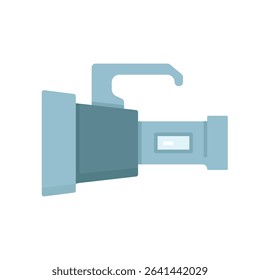 electric flashlight icon vector illustration