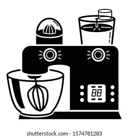 Electric food machine icon. Simple illustration of electric food machine vector icon for web design isolated on white background