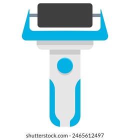 Elektrische Fußwäscher Vektorgrafik Cartoon Illustration isoliert auf einem weißen Hintergrund.