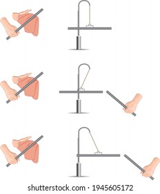 Electric with friction, Glass rod is rubbed with silk, electrons are transferred