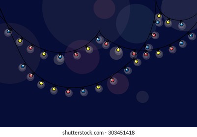 Electric Garland  for Celebratory Design