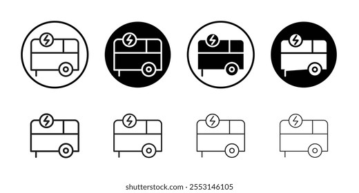 Electric generator icon web design in vector