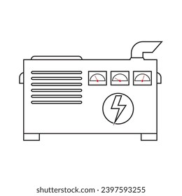 Electric Generator icon,vector illustration design