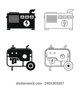 Electric Generator icon,vector illustration design