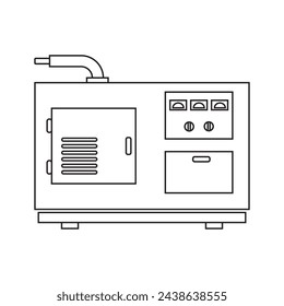 Electric Generator icon,vector illustration design