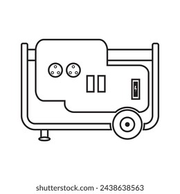 Electric Generator icon,vector illustration design