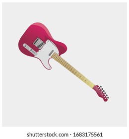 Electric guitar for any design needs