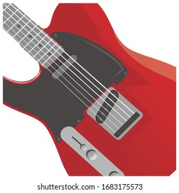 Electric guitar for any design needs
