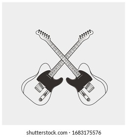 Electric guitar for any design needs