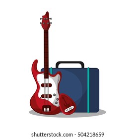Electric guitar and bag design