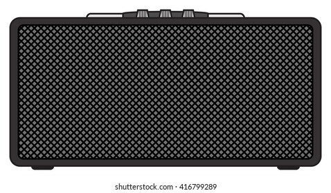 Electric guitar and bass amplifier for concerts and festivals