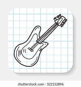 Electric guitar doodle