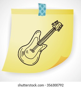 Electric guitar doodle