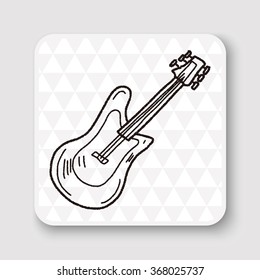 Electric guitar doodle