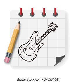 Electric guitar doodle