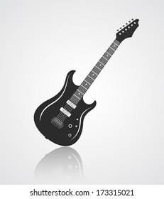 Electric guitar icon