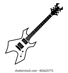 Electric guitar icon