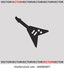 Electric guitar icon.